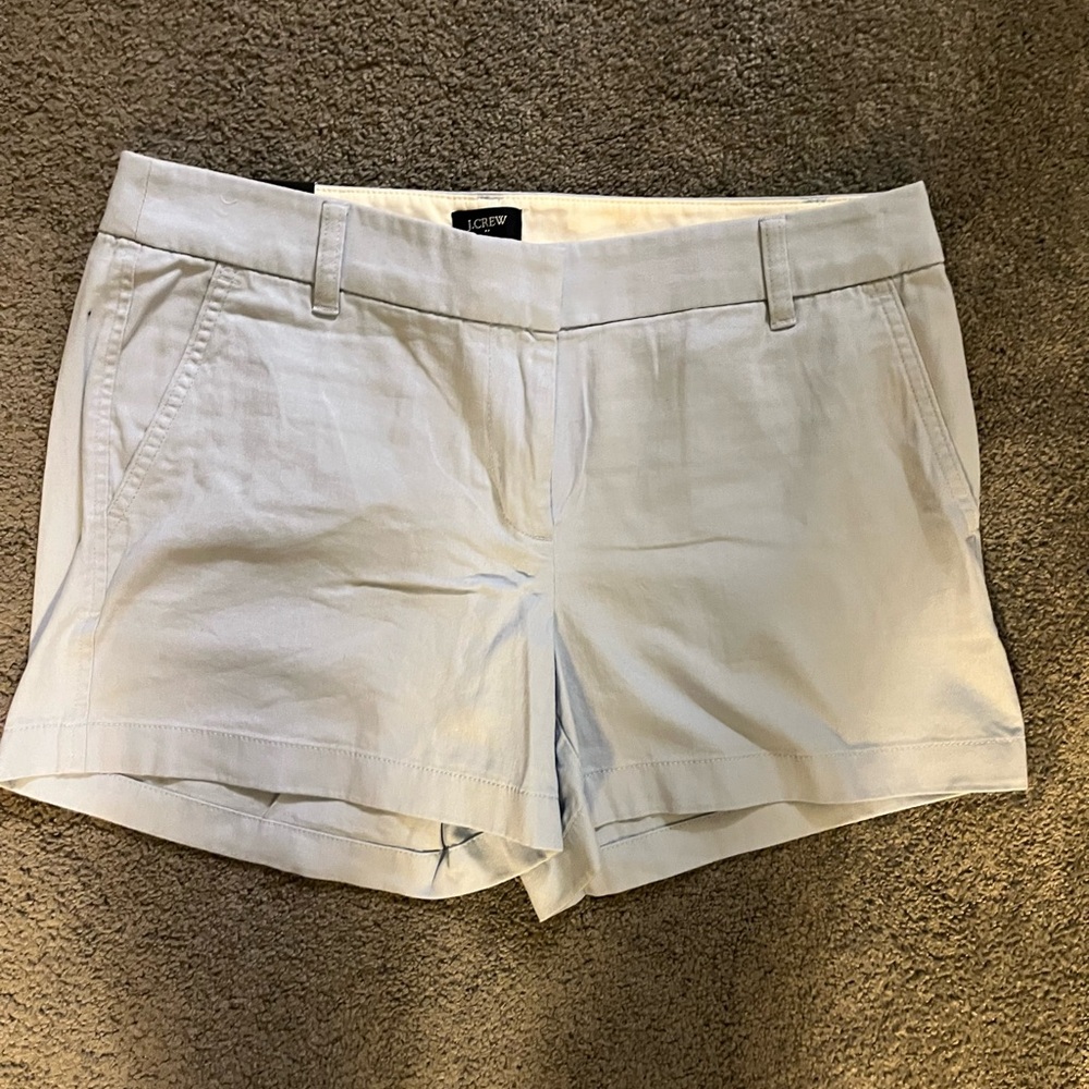 J. Crew Light Blue Bermuda Shorts Tailored Cotton Blend